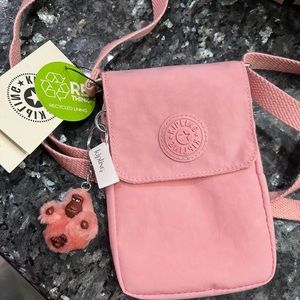 Kipling strawberry pink mini